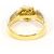 Autre Marque Anillo banda elegante con detalles de diamantes Dorado - vista 4