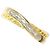 Autre Marque Ehering aus PT850 Platin und 18K Gelbgold Golden