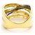 Autre Marque Diamant-Ehering aus Platin und Gelbgold Golden - Ansicht 4