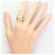 Autre Marque Diamant-Ehering aus Platin und Gelbgold Golden - Ansicht 6