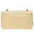 Chanel Vintage Full Flap Quilted Lambskin Medium Beige - vista 2