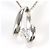 Autre Marque Platinhalskette mit Diamant