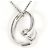 Autre Marque Platinhalskette mit Diamant - Ansicht 3