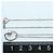 Autre Marque Platinhalskette mit Diamant - Ansicht 4