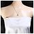 Autre Marque Platinhalskette mit Diamant - Ansicht 5
