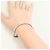 Autre Marque Charm-Armband aus Platin und Weißgold mit Diamant Golden - Ansicht 5