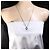Autre Marque Collana in platino con pendente in diamante - vista 6
