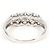 Autre Marque Anello fede in platino PT900 con diamante - vista 4