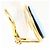 Autre Marque Orecchino a clip in oro giallo 18K con cammeo in pietra D'oro - vista 2