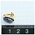Autre Marque Orecchino a clip in oro giallo 18K con cammeo in pietra D'oro - vista 3