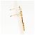 Autre Marque Pendientes colgantes de oro amarillo 18K con diamantes Dorado - vista 2