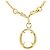 Autre Marque Halskette aus 18K Gelbgold mit Opal Golden