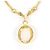 Autre Marque Halskette aus 18K Gelbgold mit Opal Golden - Ansicht 3