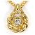 Autre Marque Collier en or jaune 18K et diamants Doré