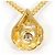 Autre Marque Collier en or jaune 18K et diamants Doré - vue 3