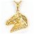 Autre Marque Collar de oro amarillo 18K con diamante Dorado