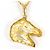 Autre Marque Collar de oro amarillo 18K con diamante Dorado - vista 3
