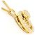 Autre Marque 18K Gelbgold-Halskette mit Diamant Golden - Ansicht 2