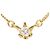 Autre Marque Collana in oro giallo 18K con diamante D'oro