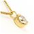 Autre Marque Collar de oro amarillo 18K con diamante Dorado - vista 2