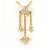 Autre Marque Collar de oro amarillo 18K con diamante Dorado