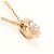 Autre Marque Collana in oro rosa 18K con diamante D'oro - vista 2