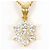 Autre Marque Collar de oro amarillo 18K con diamantes Dorado
