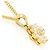 Autre Marque Collar de oro amarillo 18K con diamantes Dorado - vista 2