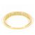 Autre Marque Anello a fascia in oro giallo 18K con diamante D'oro - vista 3