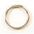 Autre Marque Bague alliance en or rose 18K avec diamant Doré - vue 2