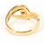 Autre Marque Anello a fascia in oro giallo 18K con diamante D'oro - vista 4