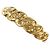 Autre Marque Anello a fascia in oro giallo 18K con diamante brown Marrone D'oro