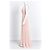Jenny Packham Bridesmaids Lux Chiffon Maxi-Kleid mit Perlenträgern Pink - Ansicht 3
