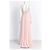 Jenny Packham Bridesmaids Lux Chiffon Maxi-Kleid mit Perlenträgern Pink - Ansicht 4
