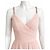 Jenny Packham Bridesmaids Lux Chiffon Maxi-Kleid mit Perlenträgern Pink - Ansicht 5