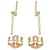 Pendientes de perlas TASAKI Comet Plus K18 K18YG Yellow Gold Dorado - vista 6