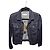 Sandro Jeansjacke mit Tiger-Stickerei Blau Mehrfarben