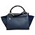 Céline Small Leather Trapeze Satchel - vue 3