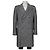Balmain Men's Wool Blend Printed Overcoat Long Coat IT 56 3XL Pre-owned