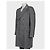 Balmain Men's Wool Blend Printed Overcoat Long Coat IT 56 3XL Pre-owned - view 2