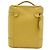 Beauty case Chanel Vintage Timeless Caviar Tall Giallo - vista 2