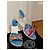 Sandali Versace in camoscio con Charms Marini Bianco Rosso Blu D'oro - vista 10
