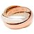 Anillo Cartier Trinity Oro 750/18K Gr. 51 Dorado