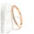 Anello Tiffany & Co. Setting Memoire Oro Rosa 750/18K 23 Diamanti 0,17 ct Gr. 58 - vista 5