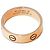 Anello Cartier Love Oro Rosa 750/18K Classic Mis. 59 Design Massiccio Lusso