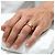 Anello Cartier Love Oro Rosa 750/18K Classic Mis. 59 Design Massiccio Lusso - vista 5