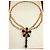 Collana Dolce & Gabbana con pendente a fiore e cristalli Nero D'oro - vista 6