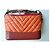 CHANEL Bolso Gabrielle piel de becerro naranja - vista 15