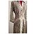 Sandro Abito lungo stampa paisley Bianco Beige Verde Porpora - vista 11