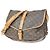 Louis Vuitton Saumur Monogram Canvas 35 Braun